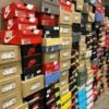 Pallet of sneakers